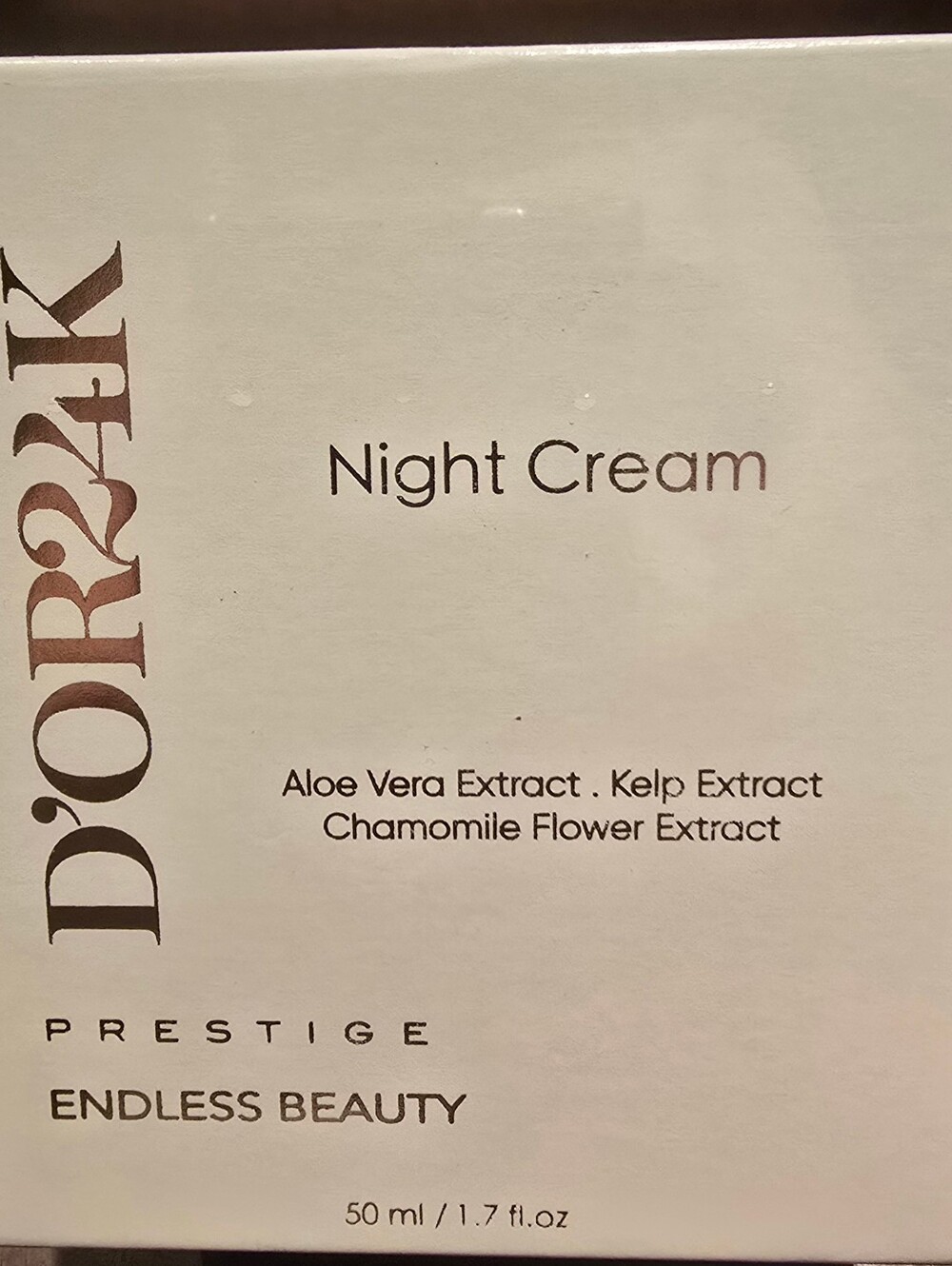 D'Or24K Prestige Endless Beauty Night Cream - White